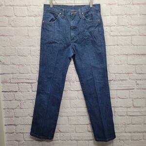 VTG Wrangler 936DEN Cowboy Jeans‎ Mens 33x30 Med Wash Blue Denim Western Rodeo